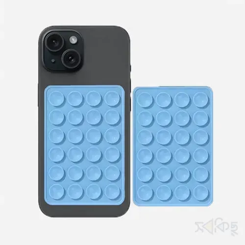Silicone Suction Phone Case Mount Mat 24 Cups - 3