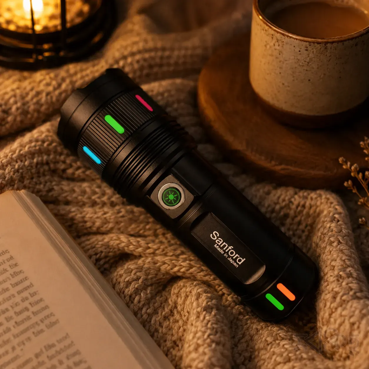 GearUP K60 Rechargeable Flashlight 10W COB + LED Torchlight - 9