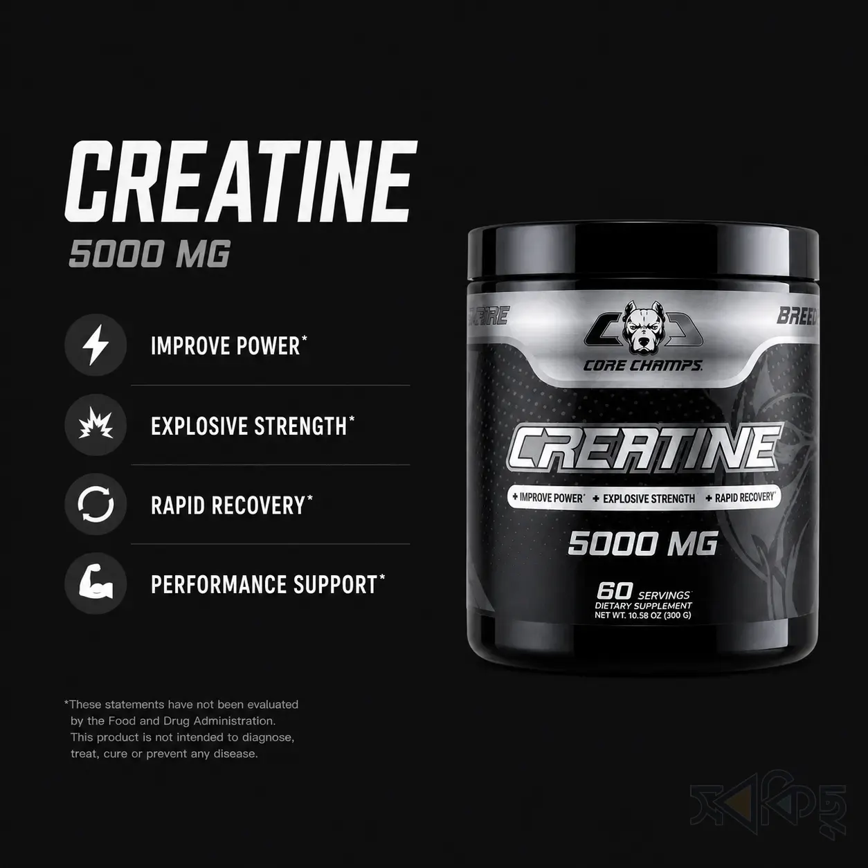 Creatine Monohydrate 5000mg - 3