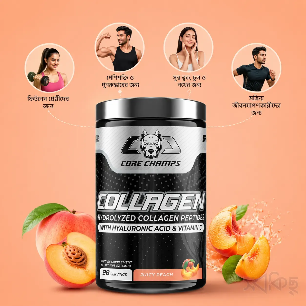 Core Champs Collagen Hydrolyzed Collagen Peptides - 3