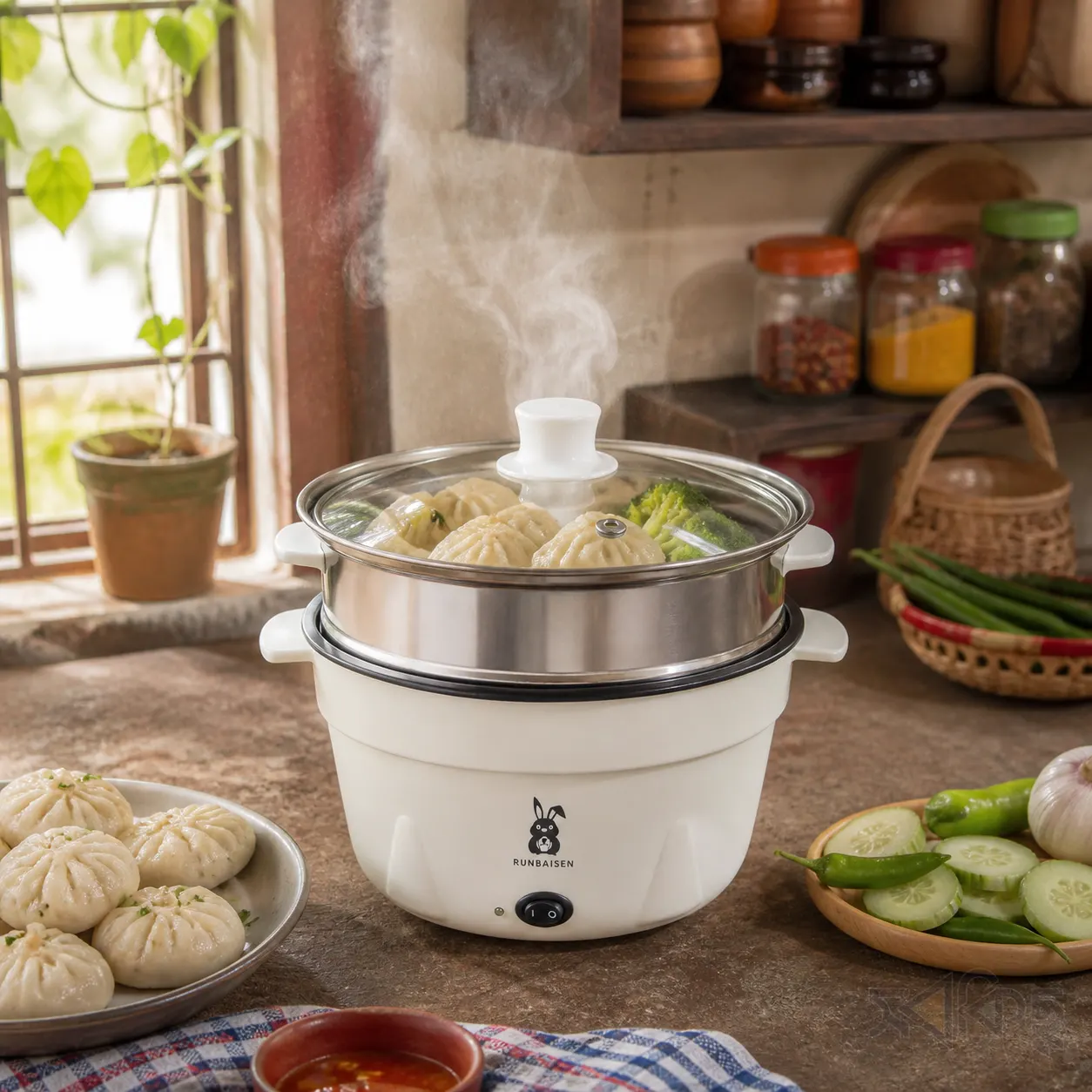 Electric Cooking Pot 5.5L - 8