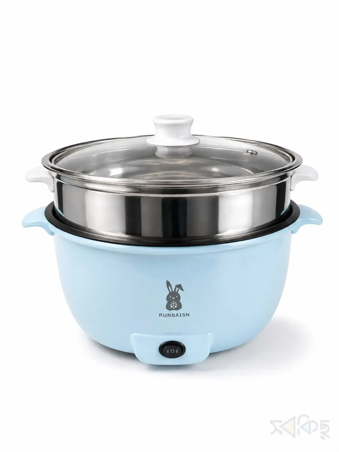RUNBAISN 6.8L Electric Cooking Pot Rice Cooker with Steamer - 3