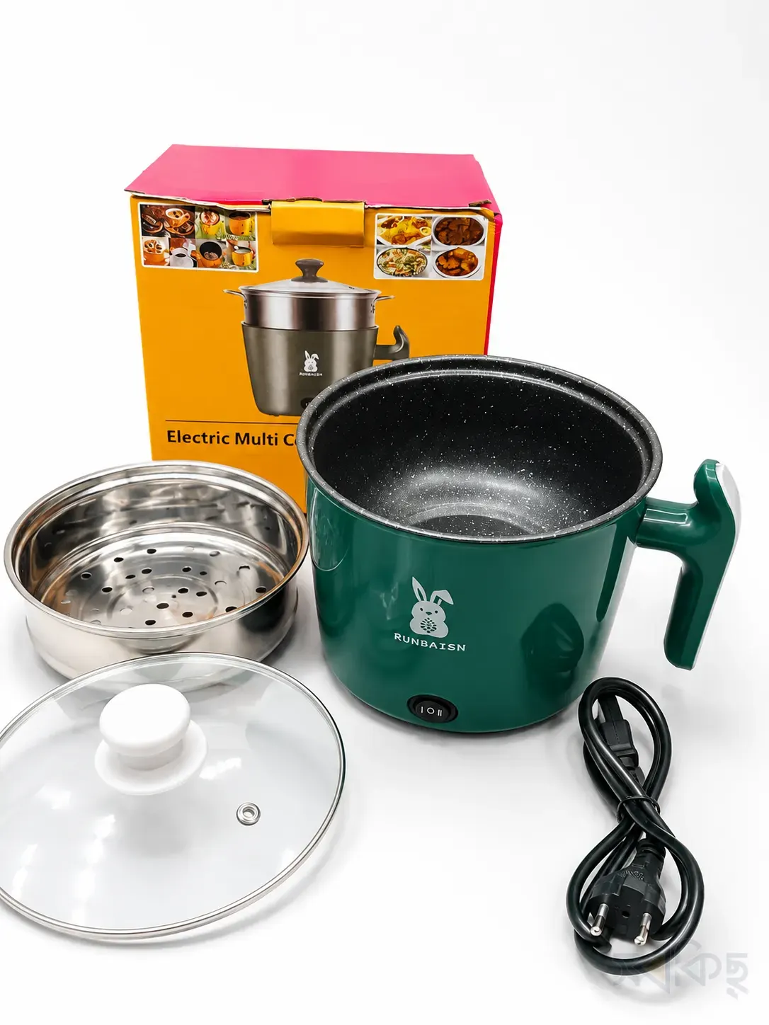 RUNBAISEN Multi Cooker 1.9 Liter Green - 3