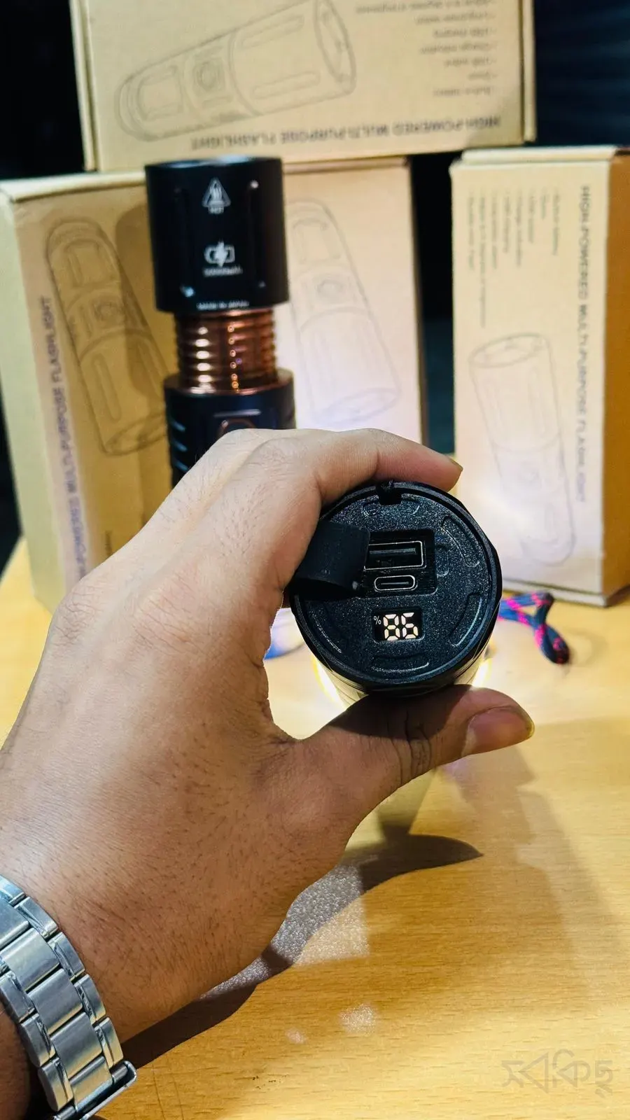 High-Powered Multi-Purpose Flashlight 50000mAh - 6