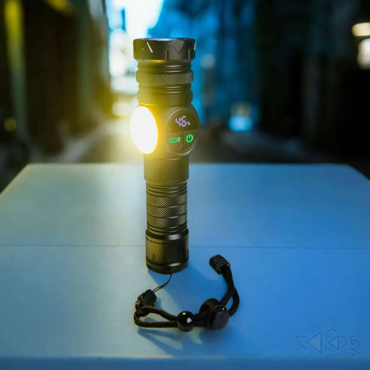 GearUP K60 Rechargeable Flashlight 10W COB + LED Torchlight - 2