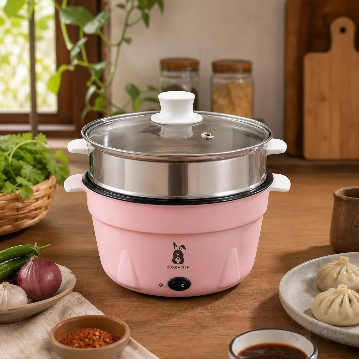 Electric Cooking Pot 5.5L - 4