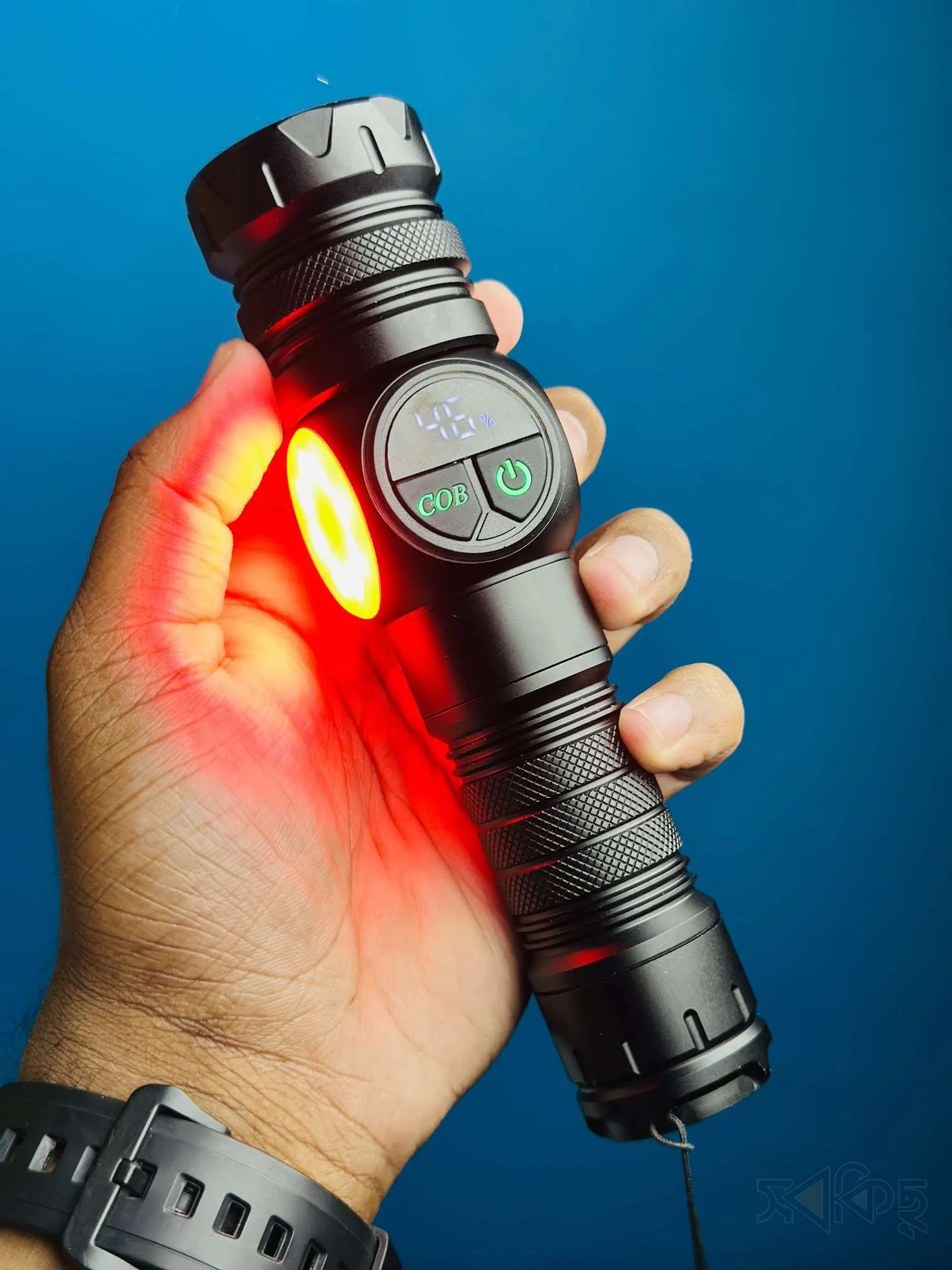 GearUP K60 Rechargeable Flashlight 10W COB + LED Torchlight - 3